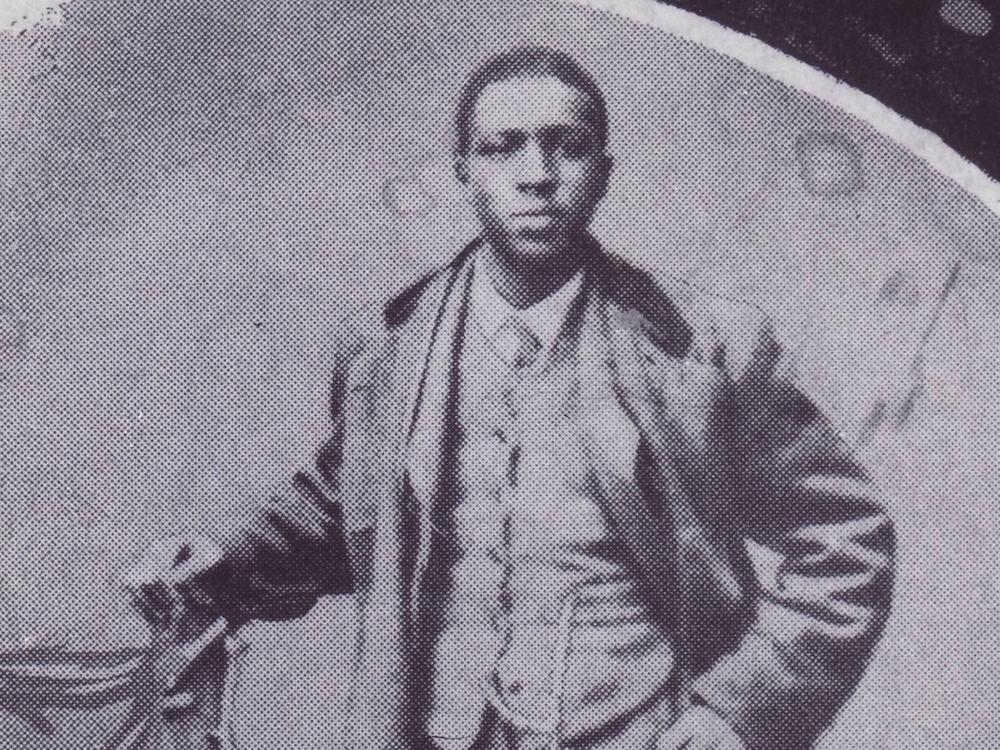 Oliver Lewis, pictured here, won the first Kentucky Derby in 1875 on horse Aristides. During the inaugural year of the Kentucky Derby, 13 out of 15 jockeys were Black, including Lewis.