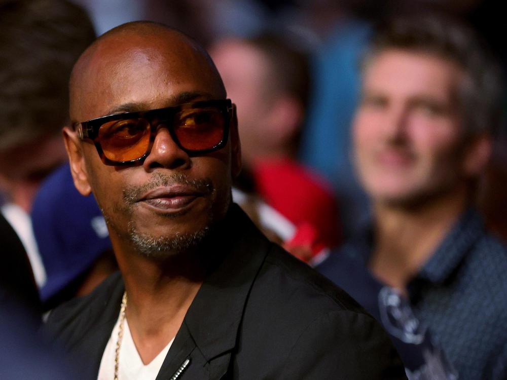 Dave Chappelle looks on during UFC 264: Poirier v McGregor 3 at T-Mobile Arena on July 10, 2021 in Las Vegas, Nevada.