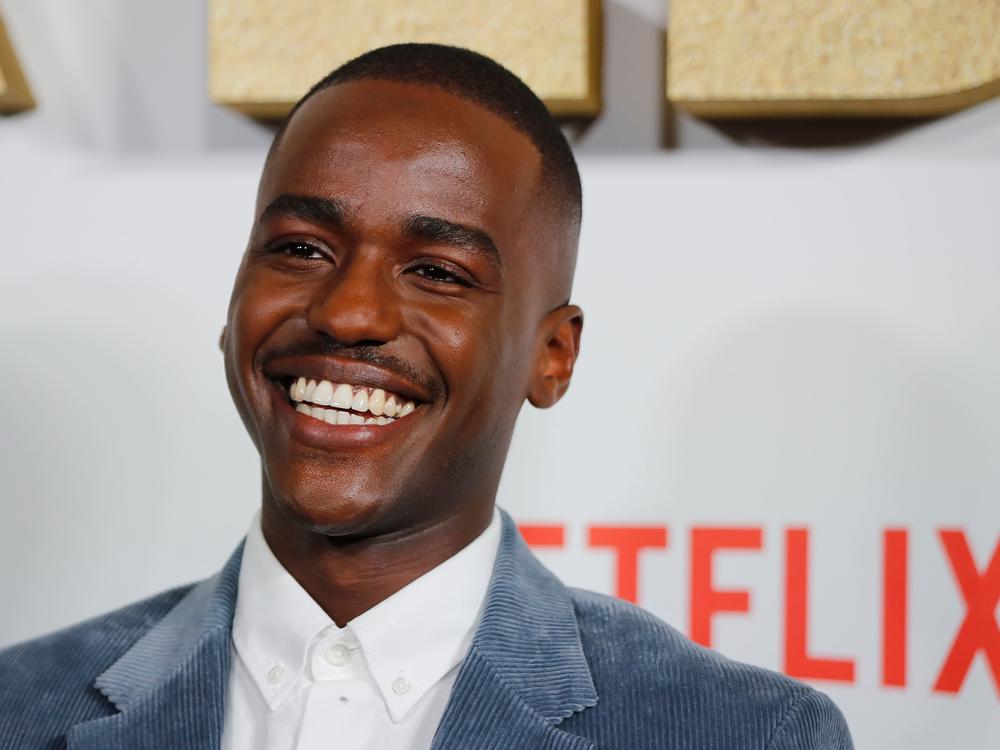 Actor Ncuti Gatwa at the premiere of the second season of the Netflix series Sex Education.