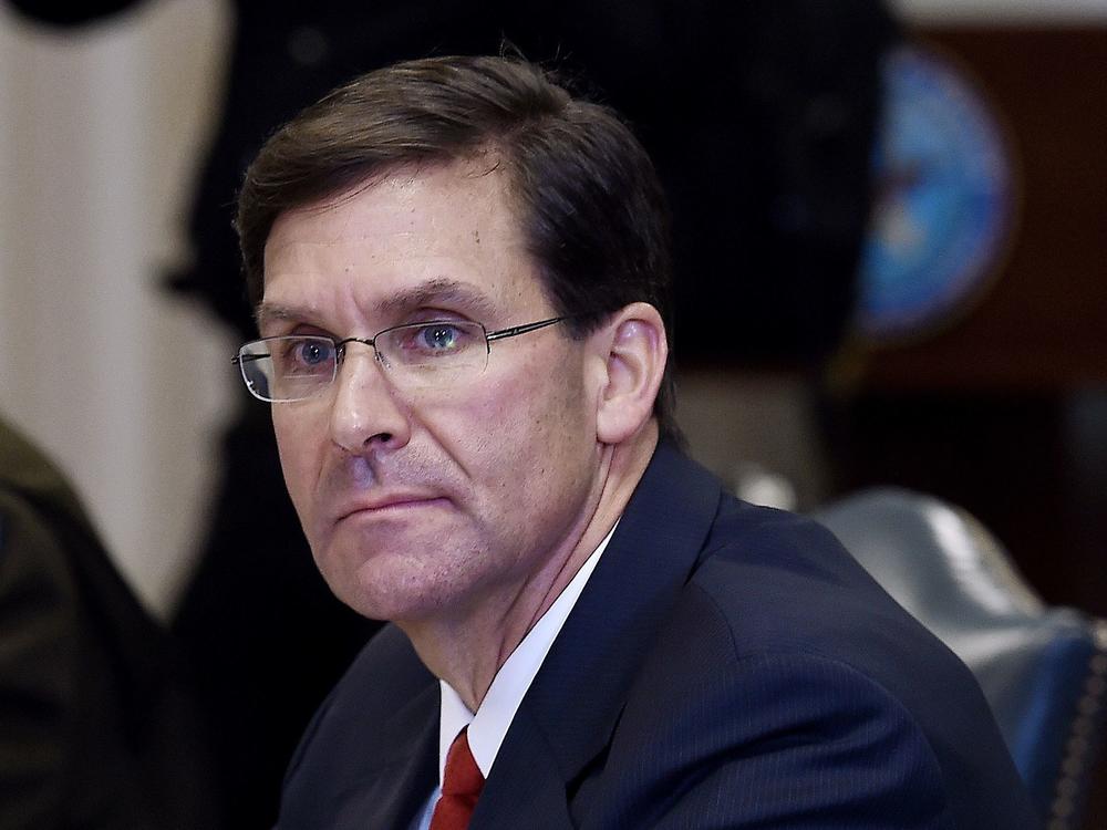 Mark Esper has written a book about the challenges he faced as Defense secretary in the Trump administration.