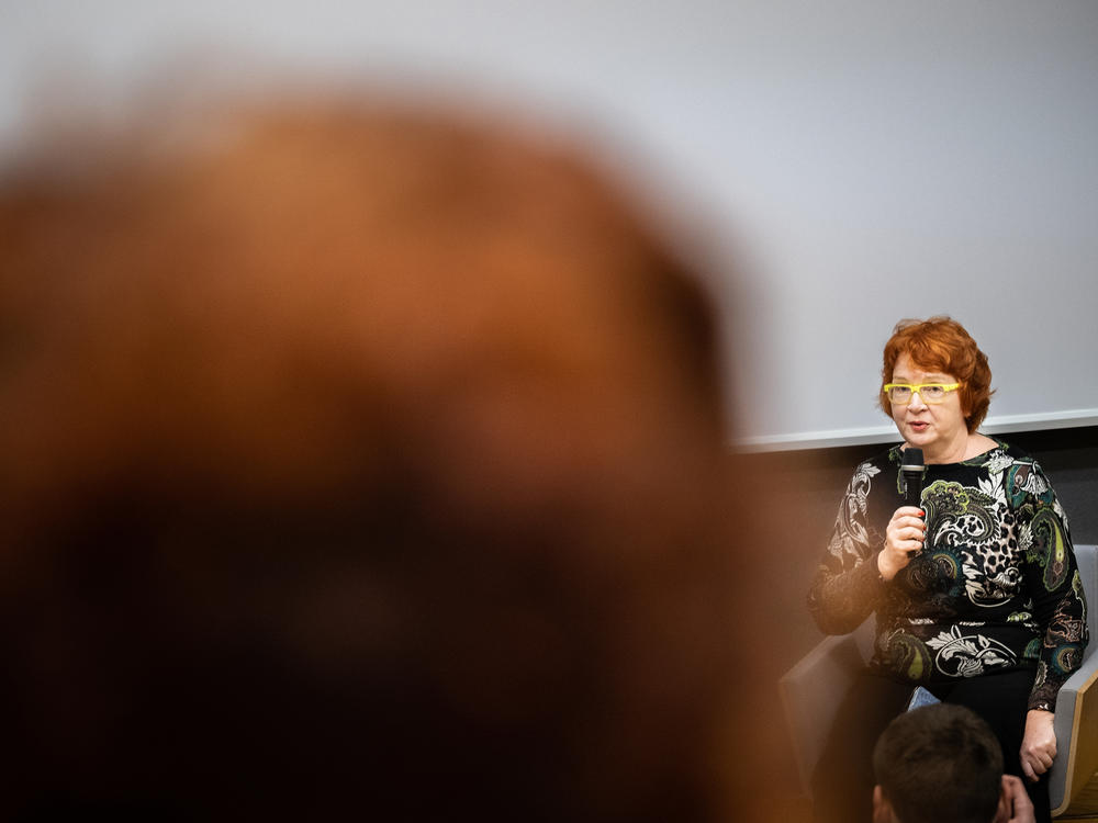Yana Toom speaks on a panel about the war in Ukraine, and why she no longer believes cooperation with Russia will resolve the conflict.