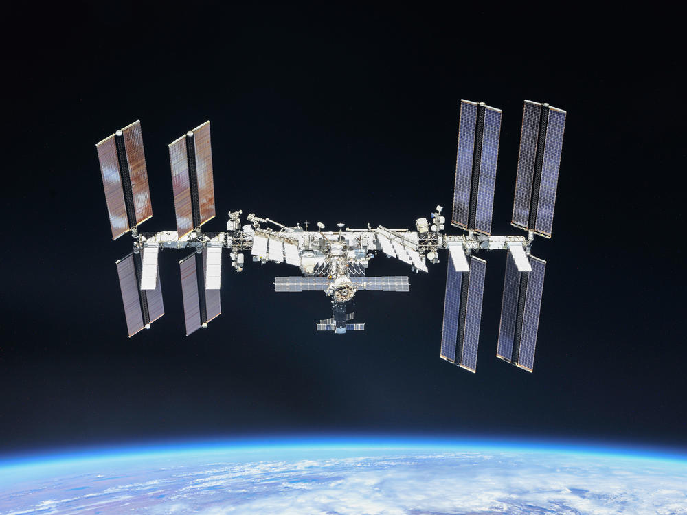 The International Space Station depends on a mix of U.S. and Russian parts. 