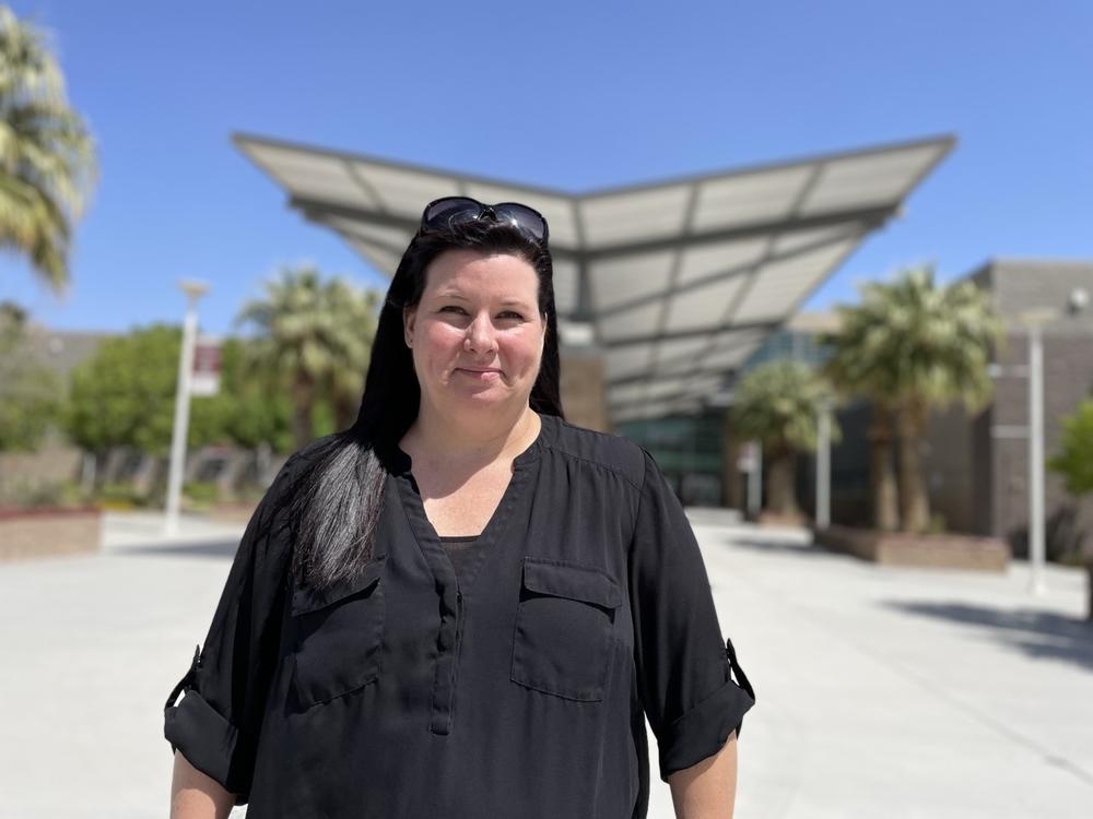 Cherish Morgan, whose daughter attends Desert Oasis High School, says students and staff don't feel safe as a result of the increased violence and learning is suffering.