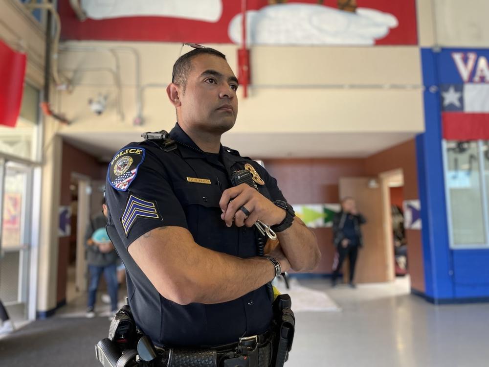 Sgt. Ben Abarca with the Clark County School District Police Department, attributes some of the rise in violence to a societal problem including declining trust in institutions and authority.