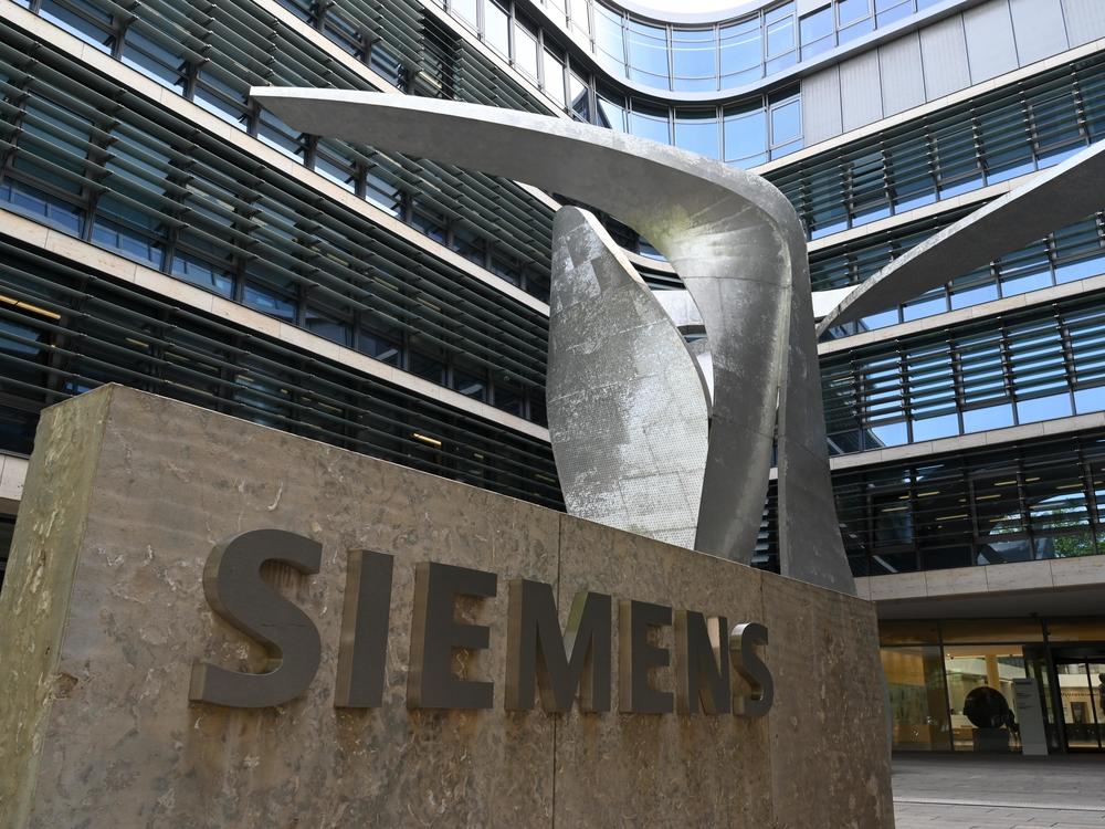 Siemens headquarters in Munich, Germany, pictured in May 2019. The German industrial giant is ending operations in Russia after more than a century.