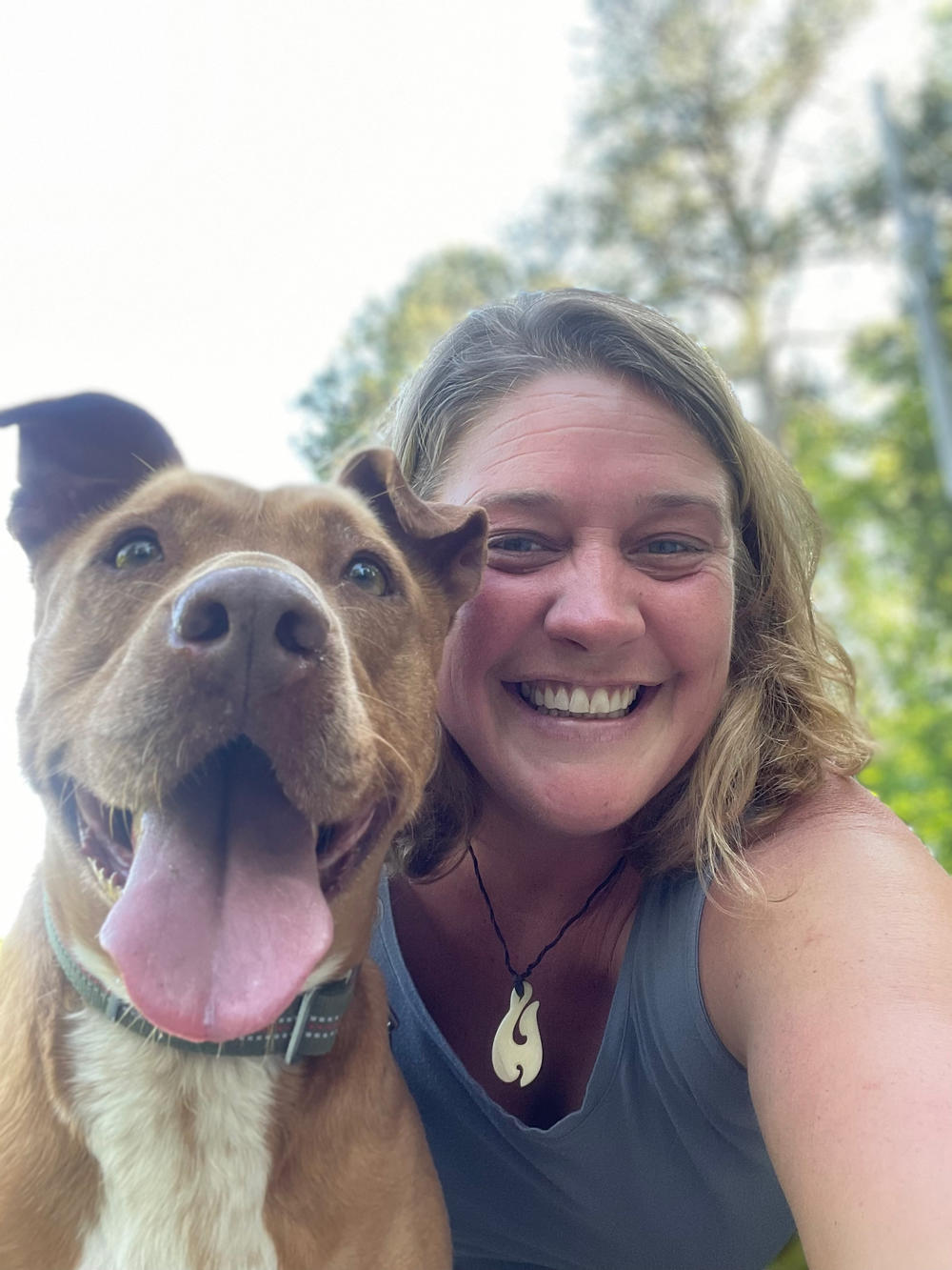 Julie Johnson said Nala and her owners are no longer strangers after the bizarre incident. They even all got together for a dog play date last week.
