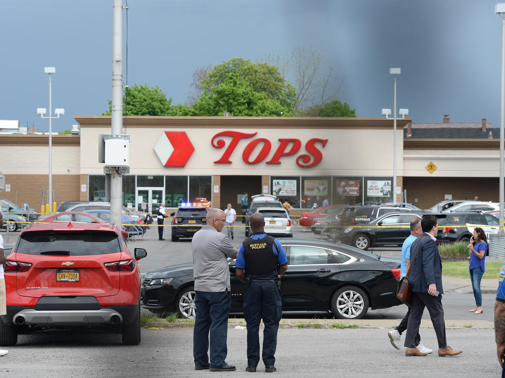 A gunman shot 13 people, killing 10, at a Buffalo supermarket in what authorities say was a racially motivated hate crime.