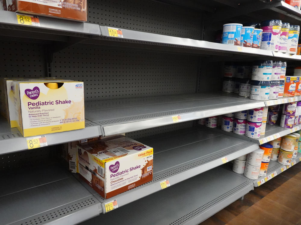 Baby formula has been in short supply in many stores around the U.S. for several months.