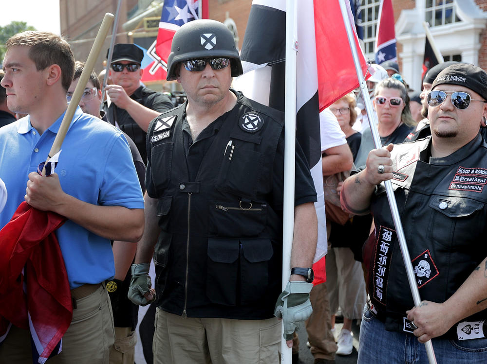 Hundreds of white nationalists, neo-Nazis and members of the 