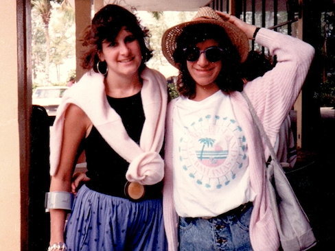 Julie Ort (left) said she has never forgotten the kindness of a fellow classmate after an embarrassing fall in her freshman year physics class.