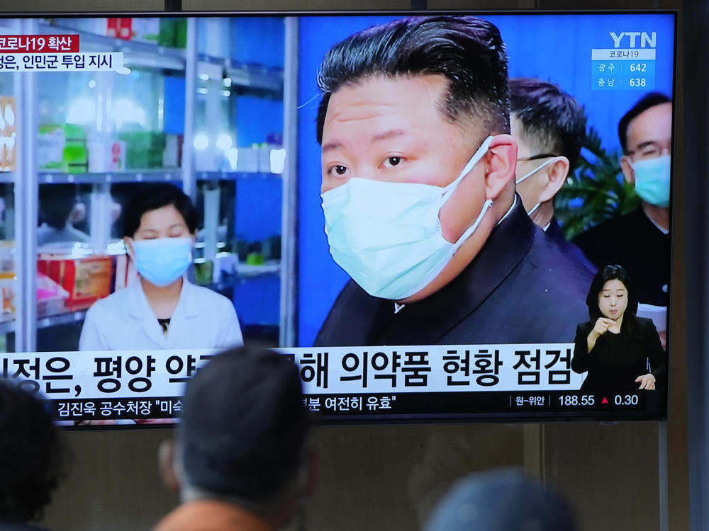 A news program showing North Korean leader Kim Jong Un is broadcast at a train station in Seoul, South Korea this week.