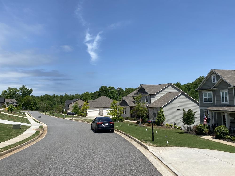This recently built neighborhood in Forsyth County, Ga., is in a rapidly growing area that now has its own new state legislative district and is one of the areas where an NPR team went door to door talking with voters.