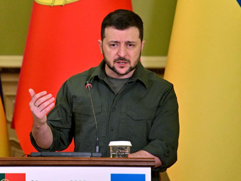 Ukrainian President Volodymyr Zelenskyy.
