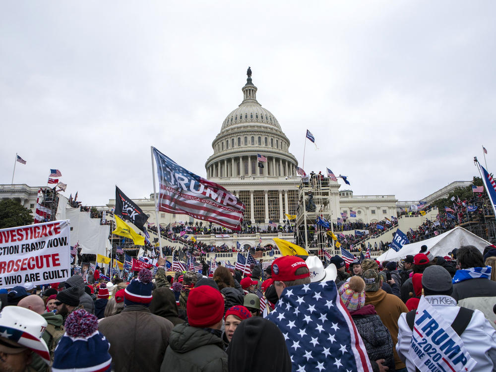 Prosecutors allege that Timothy Hale-Cusanelli is a white supremacist who breached the U.S. Capitol on Jan. 6, 2021 intent on causing a second 
