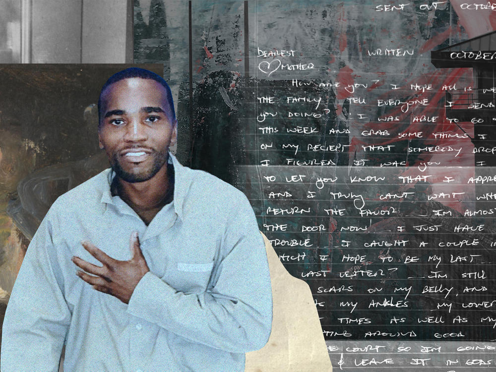 Bobby Everson and a letter he wrote to his family while he was incarcerated in the Special Management Unit at the new U.S. penitentiary in Thomson, Ill.