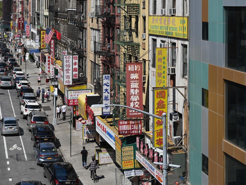 A view of Manhattan's Chinatown.