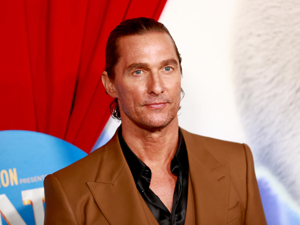 Matthew McConaughey attends a movie premiere on Dec. 12, 2021, in Los Angeles.