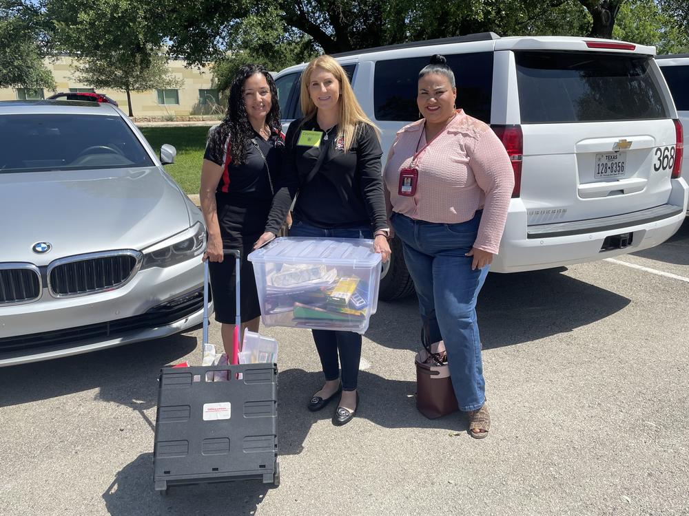 Counselors from nearby areas arrive in Uvalde, Texas to help the local community in the aftermath of a deadly school shooting.