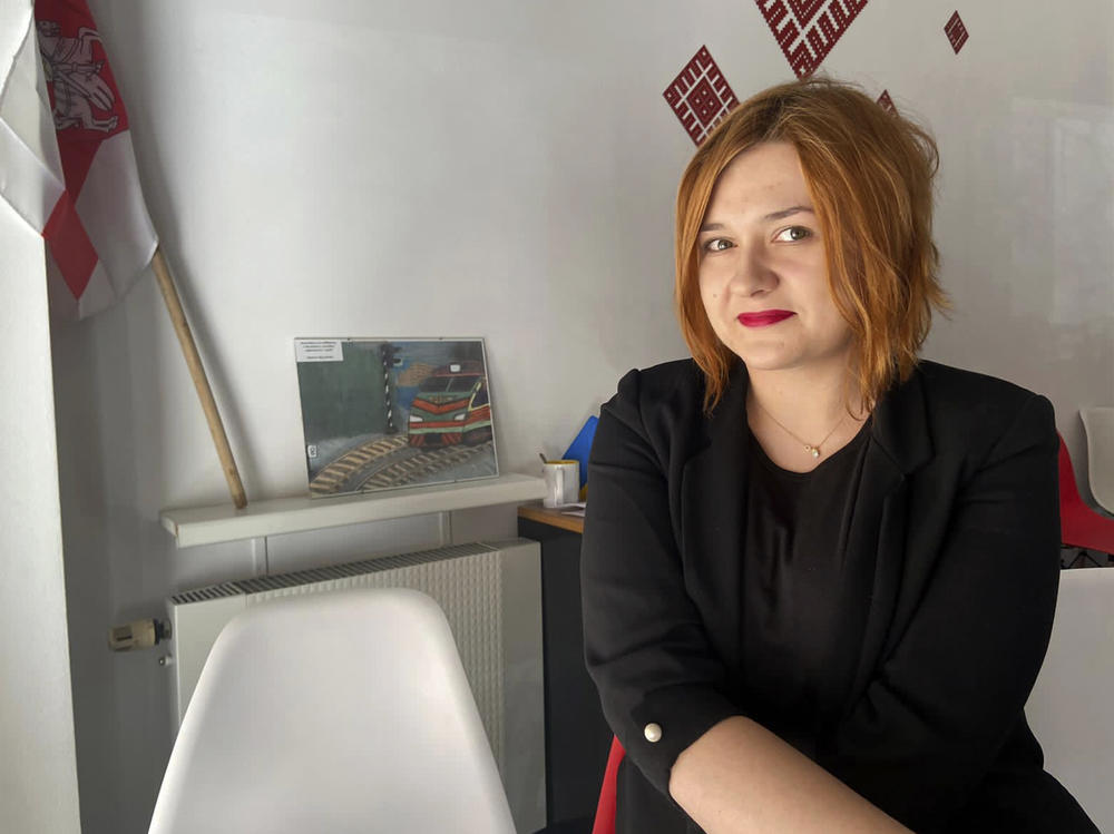 Belarusian activist Hanna Kaniewska leads a youth hub and co-working space for other Belarusians in Warsaw.