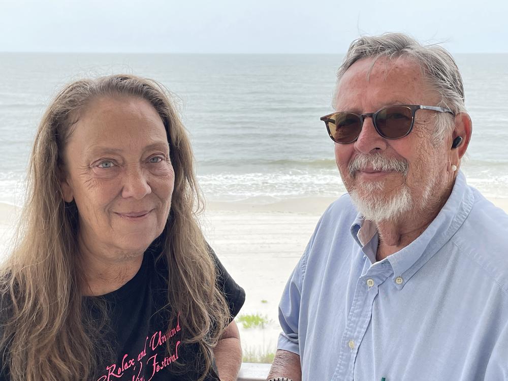 Shawna Wood and her father, Tom Wood, say their hotel has been rebuilt to be able to withstand 140 mph winds.