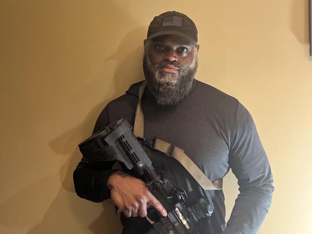 LeVar Bryan, 42, works as a security specialist for the Department of Energy in Tennessee. He said he believes people should have the right to have firearms to defend themselves, but also believes some regulations need to be in place.