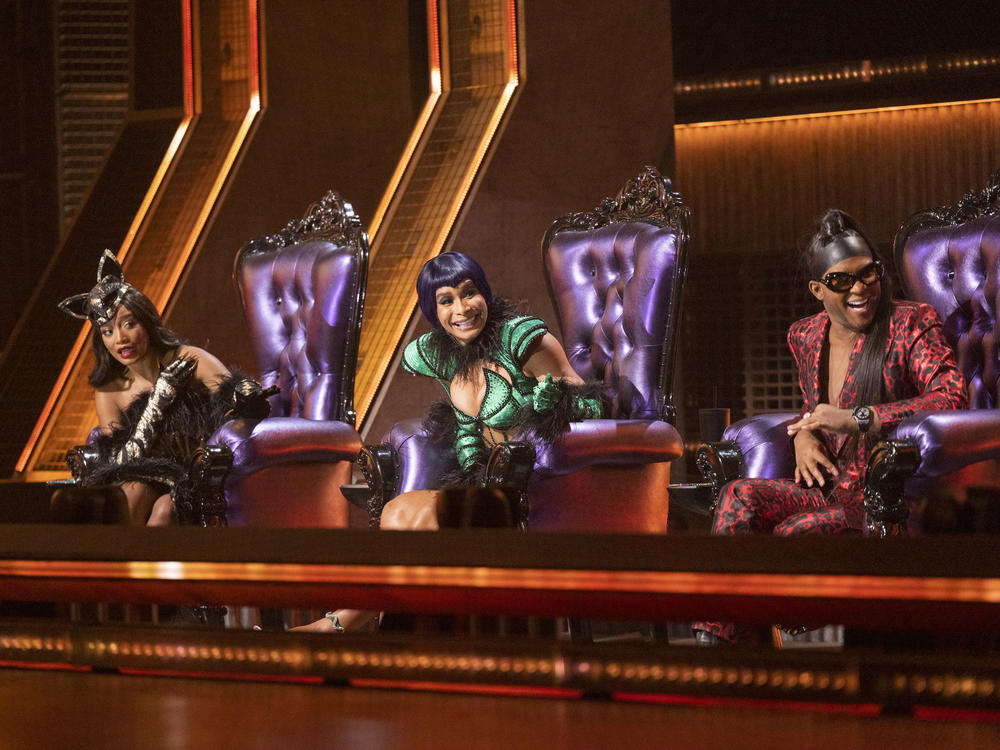 Keke Palmer, Leiomy Maldonado, and Law Roach, hosts of <em>Legendary</em>.