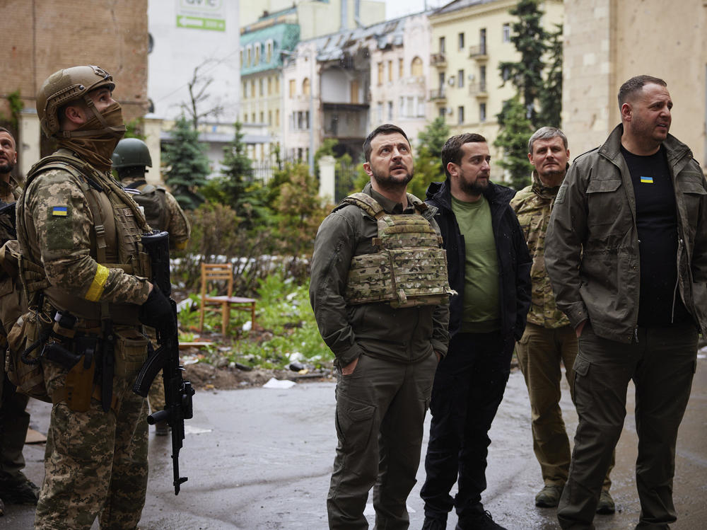 Ukrainian President Volodymyr Zelenskyy visited Ukraine's Kharkiv region over the weekend, calling the situation there 