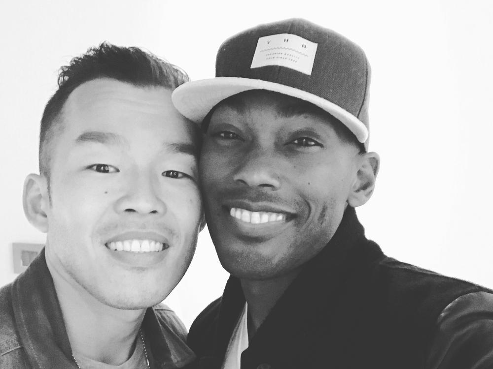 The author, Gary Duong, left, with his husband Rick.