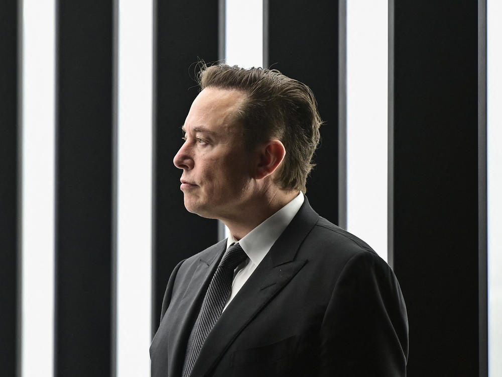 Tesla CEO Elon Musk attends the start of production at Tesla's 