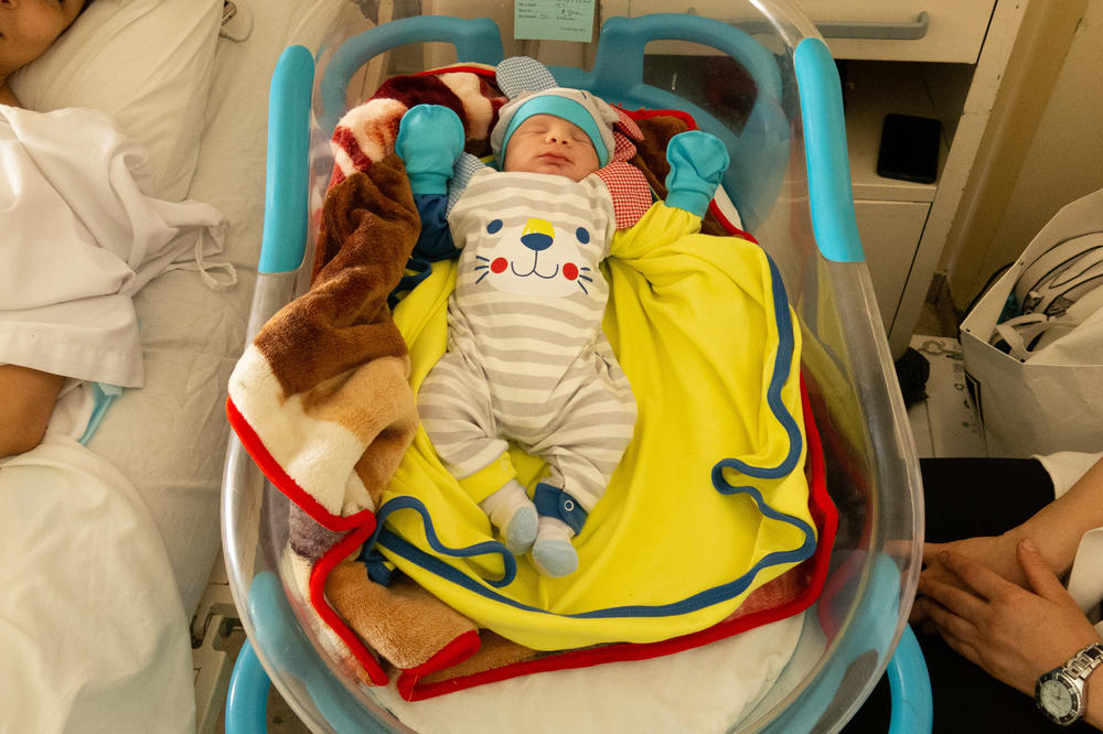 Baby Suleiman was born during Lebanon's economic — and health care — crisis. His grandmother Diba Aysatado says she has one simple hope for him: 