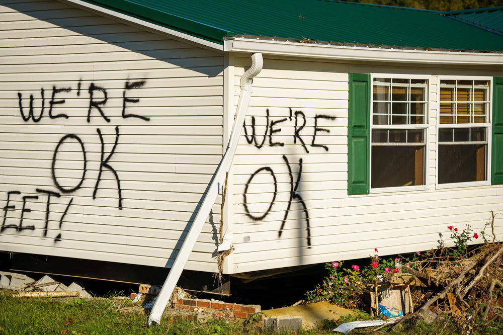 Debris surround a home in Waverly, Tenn., over two months after a flood ripped through the town.