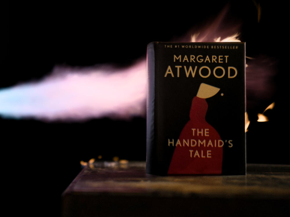 Sotheby's is auctioning a special, fireproof copy of Margaret Atwood's dystopian novel <em>The Handmaid's Tale</em>. Proceeds will go to support PEN America's work opposing book bans.