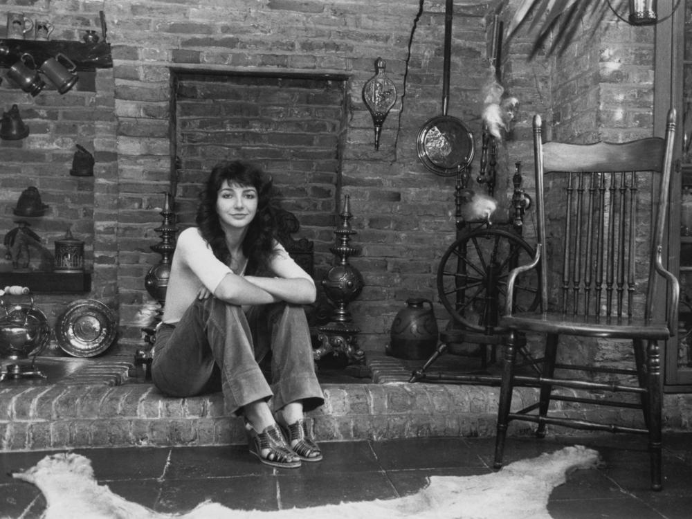 English singer-songwriter and musician Kate Bush poses at her family's home in London in September 1978, seven years before the release of 