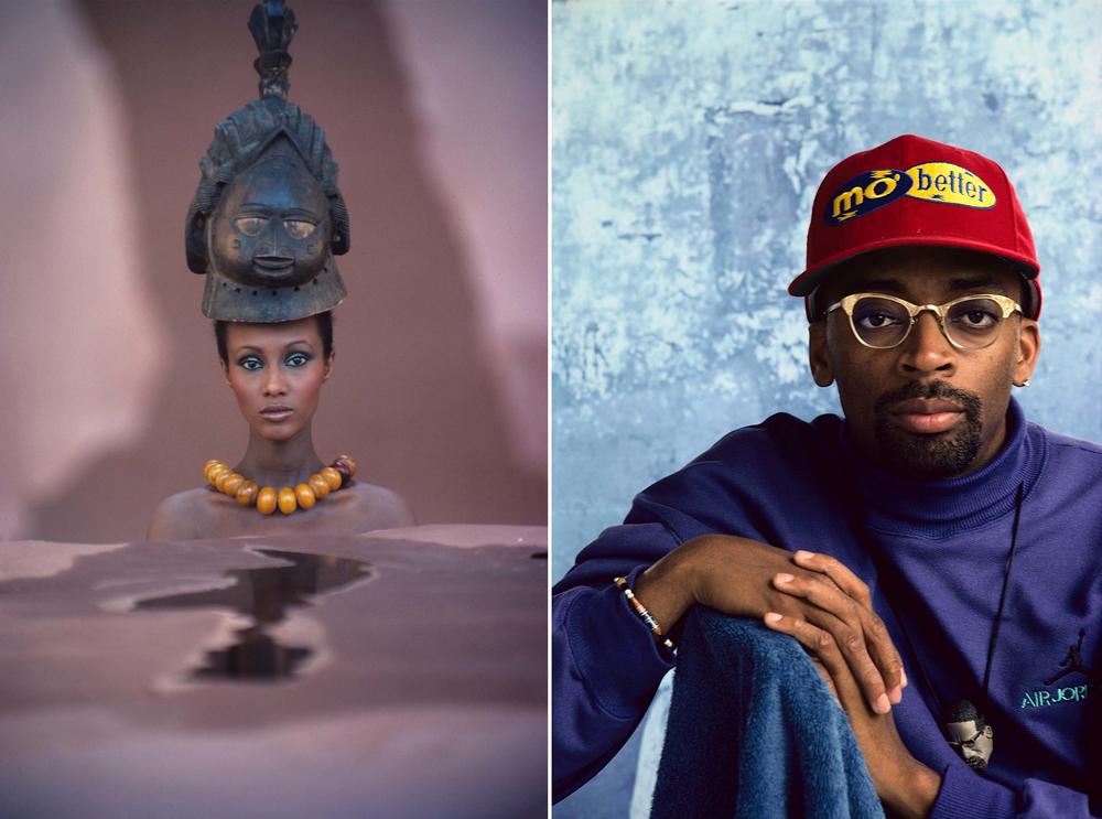 Left: Untitled, 1978. Right: Director Spike Lee. Untitled, Brooklyn, New York, 1990.