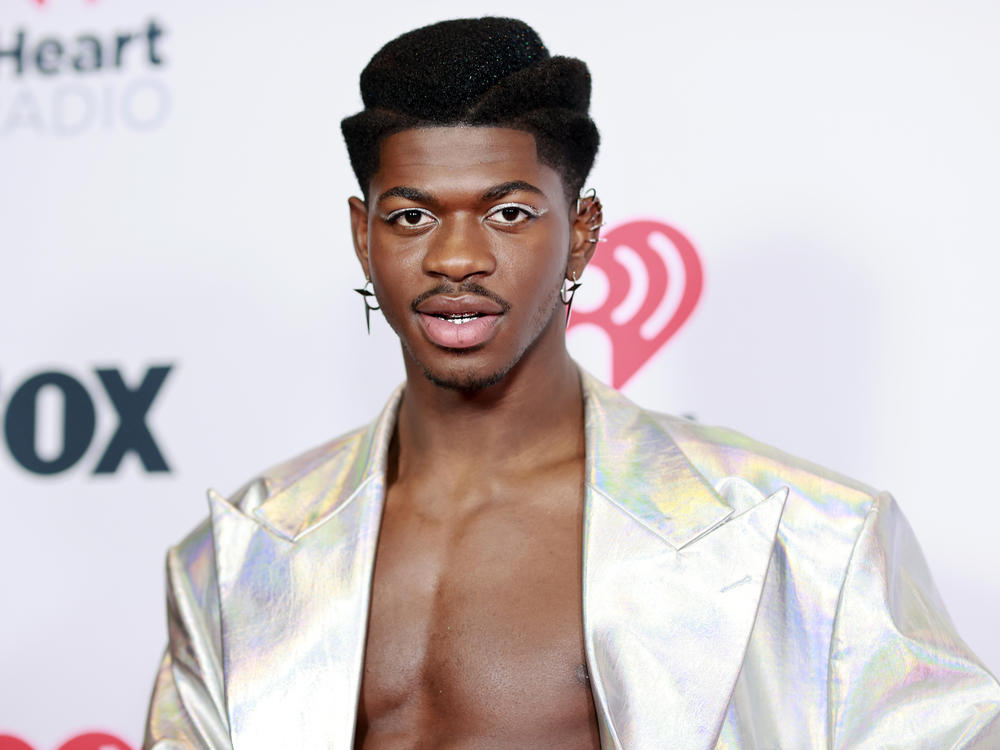 Lil Nas X attends the 2021 iHeartRadio Music Awards at The Dolby Theatre in Los Angeles, California.
