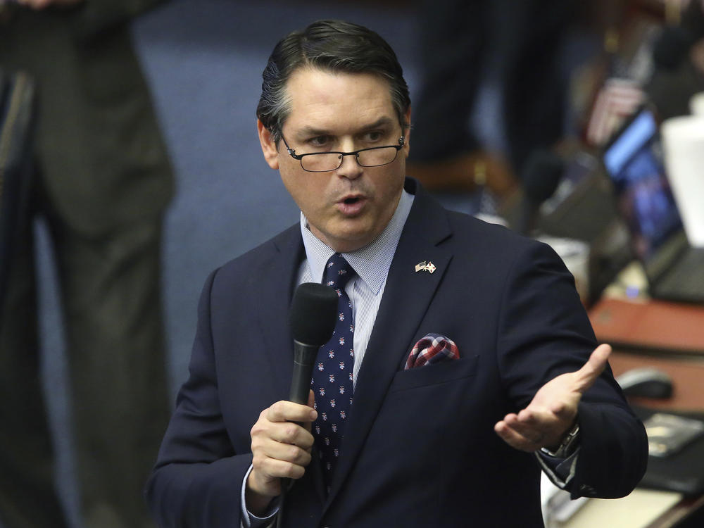 Former state Rep. Cord Byrd, seen here in March 2020, was tapped by Republican Gov. Ron DeSantis to be Florida's new secretary of state, an appointment that has drawn criticism.