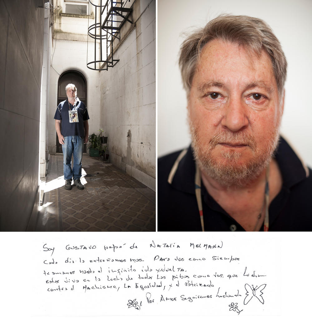 Gustavo Melmann, papá de Natalia Melmann Buenos Aires, Argentina, 2020. 
