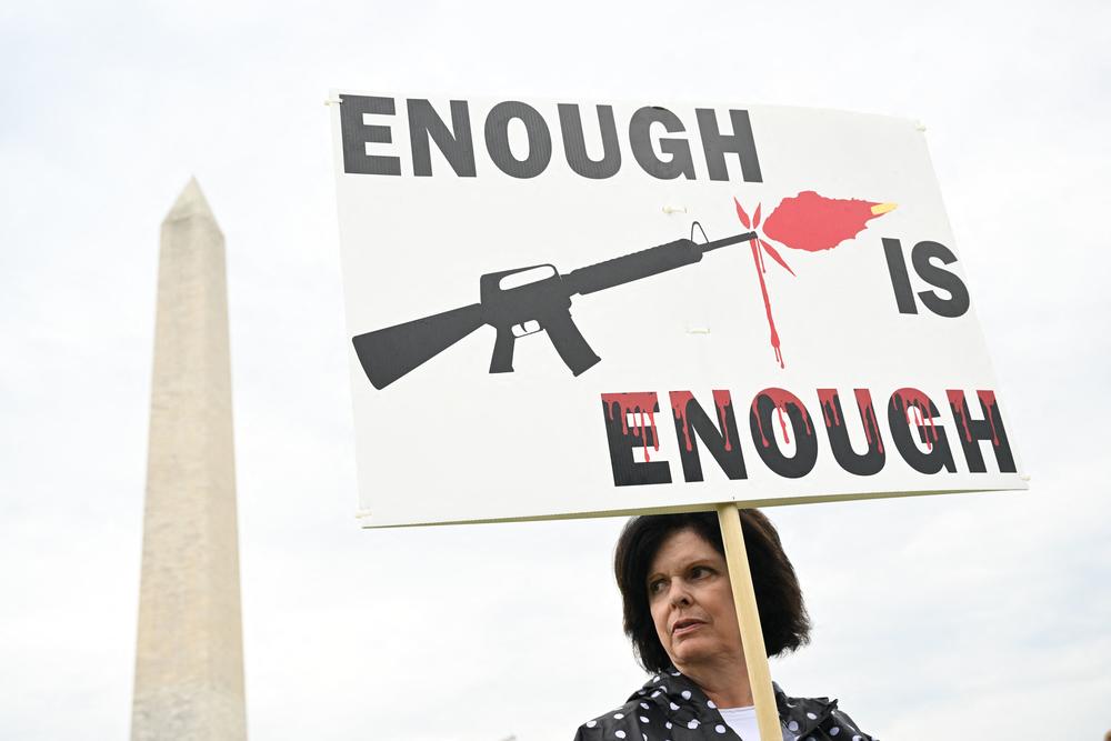 The rally is a successor to the 2018 march organized by student protestors after the mass shooting at a high school in Parkland, Fla.