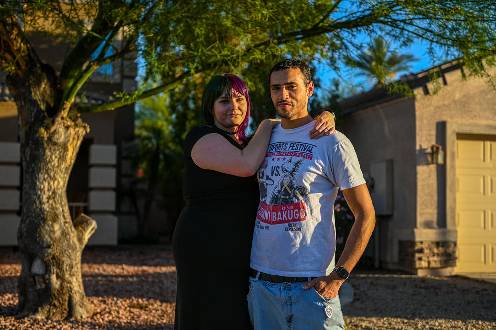 Samantha and Ariane Buck of Peoria, Arizona, say they were turned away from a physician's  office because of money they owed, forcing them to seek emergency care. They estimate they now have about $50,000 in medical debt.
