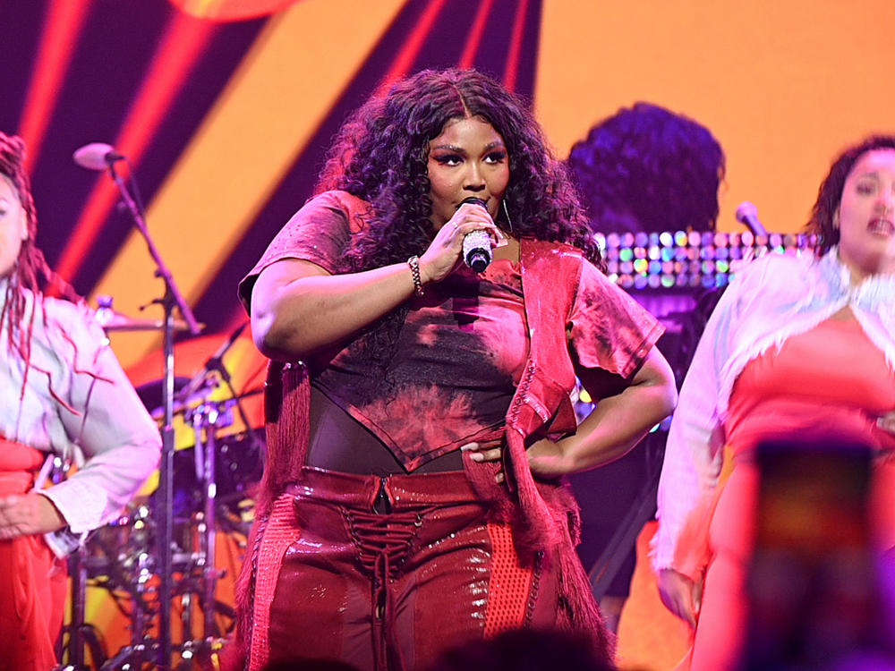 Lizzo, pictured here on May 17 in New York City, has rerecorded a lyric in her new song after criticism that it had what many consider an ableist slur.