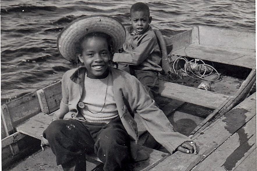 Janet Alexander Davis and her cousin Michael on Lake Ivanhoe. She said her and her family went to Lake Ivanhoe in the 1950s on fishing trips.