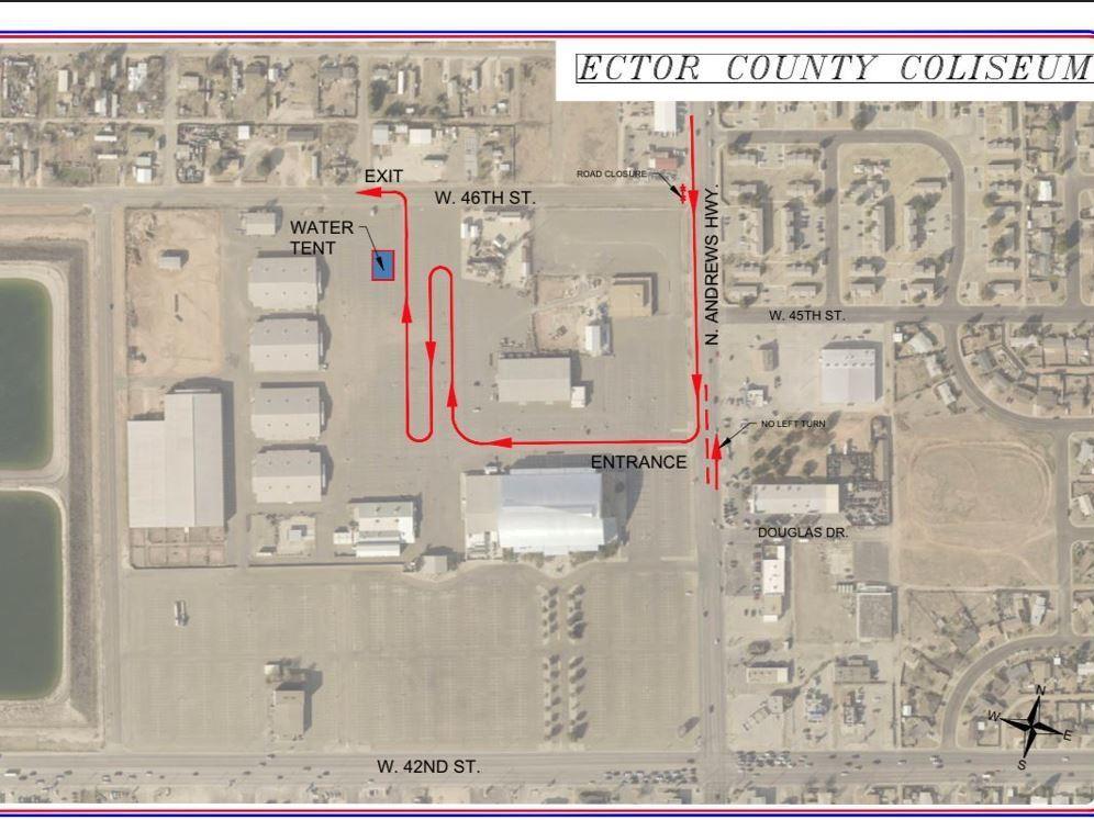 A water main break in Odessa, Texas could leave nearly 165,000 people in and around the city with little to no water for 48 hours.