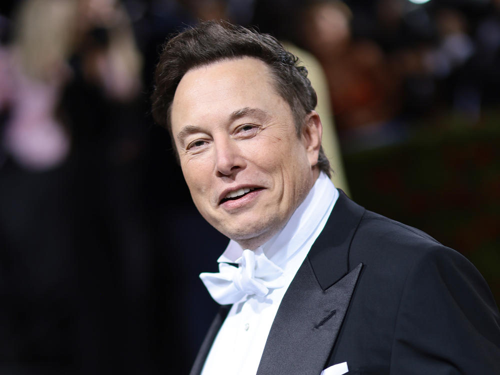 Elon Musk attends the 2022 Met Gala in New York City. The billionaire addressed Twitter staff for the first time since striking a deal to buy the social network.