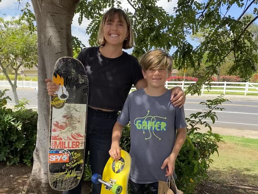 Brit Oliphant connected with her fourth-grade student, Seth Snyder through skateboarding. Brit was shocked to find out Seth was so passionate about skating but didn't have a skateboard of his own. She started an organization, Boards 4 Buddies, to change that.