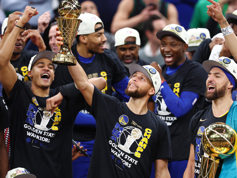 2022 Golden State Warriors NBA Champs Page Print