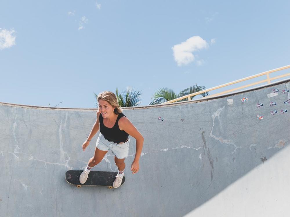 Brit believes that skateboarding can teach kids valuable life lessons, including how to overcome their fears and to keep trying when things get tough. It also teaches them to help one another, to be kind and to have fun.