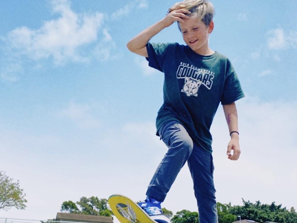Seth Snyder was given two skateboards by professional skater Zach Miller after Zach learned that Seth didn't have a skateboard of his own. The donation was the beginning of Boards 4 Buddies.