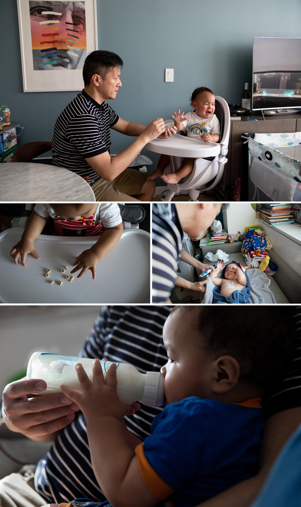 Dustin Ling, single dad by choice, with his son Spencer Kai Ling.