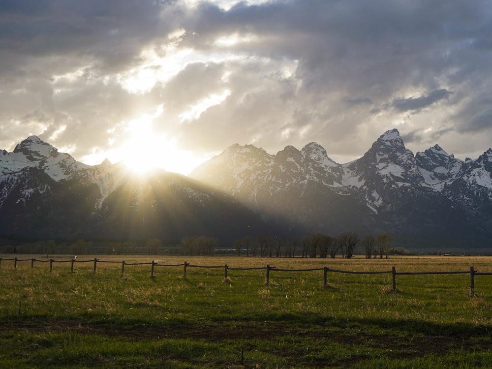 Grand Teton National Park borders Yellowstone to the south.