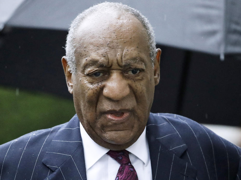 FILE - Bill Cosby arrives for a sentencing hearing following his sexual assault conviction at the Montgomery County Courthouse in Norristown Pa., on Sept. 25, 2018.